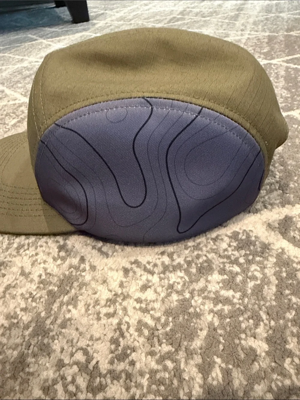 Legend Olive and Gray Five-Panel Hat. NWOT